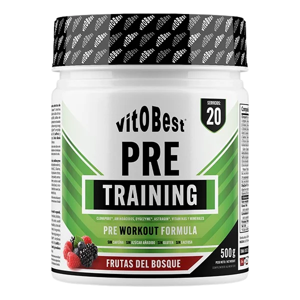 Pre Training Sabor Frutas del Bosque - 500 gramos - Vitobest
