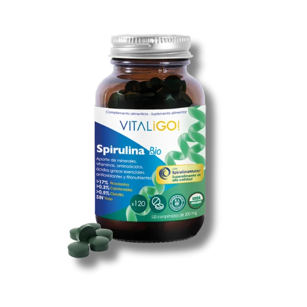 Spirulina BIO - 120 comprimidos - Herbora