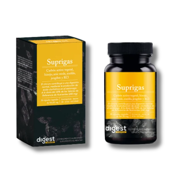 Suprigas - 30 cápsulas vegetales - Herbora