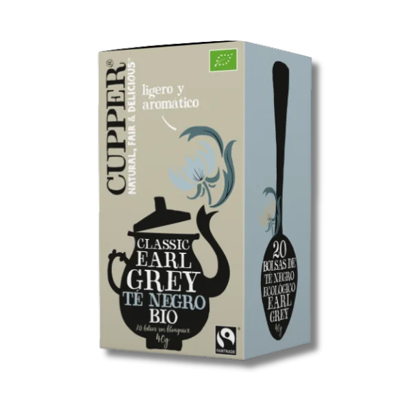 Té earl grey (BIO) - 20 bolsas - Cupper
