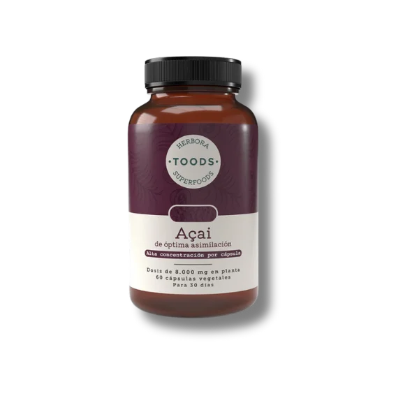 Tood's Açai - 60 cápsulas vegetales - Herbora