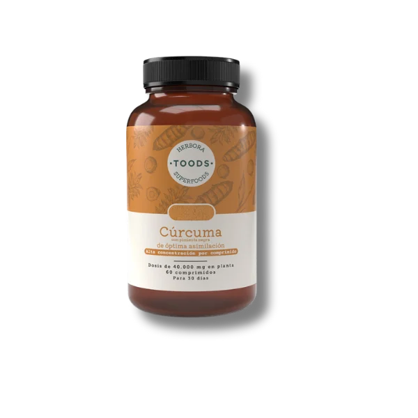 Tood's Cúrcuma - 60 comprimidos - Herbora
