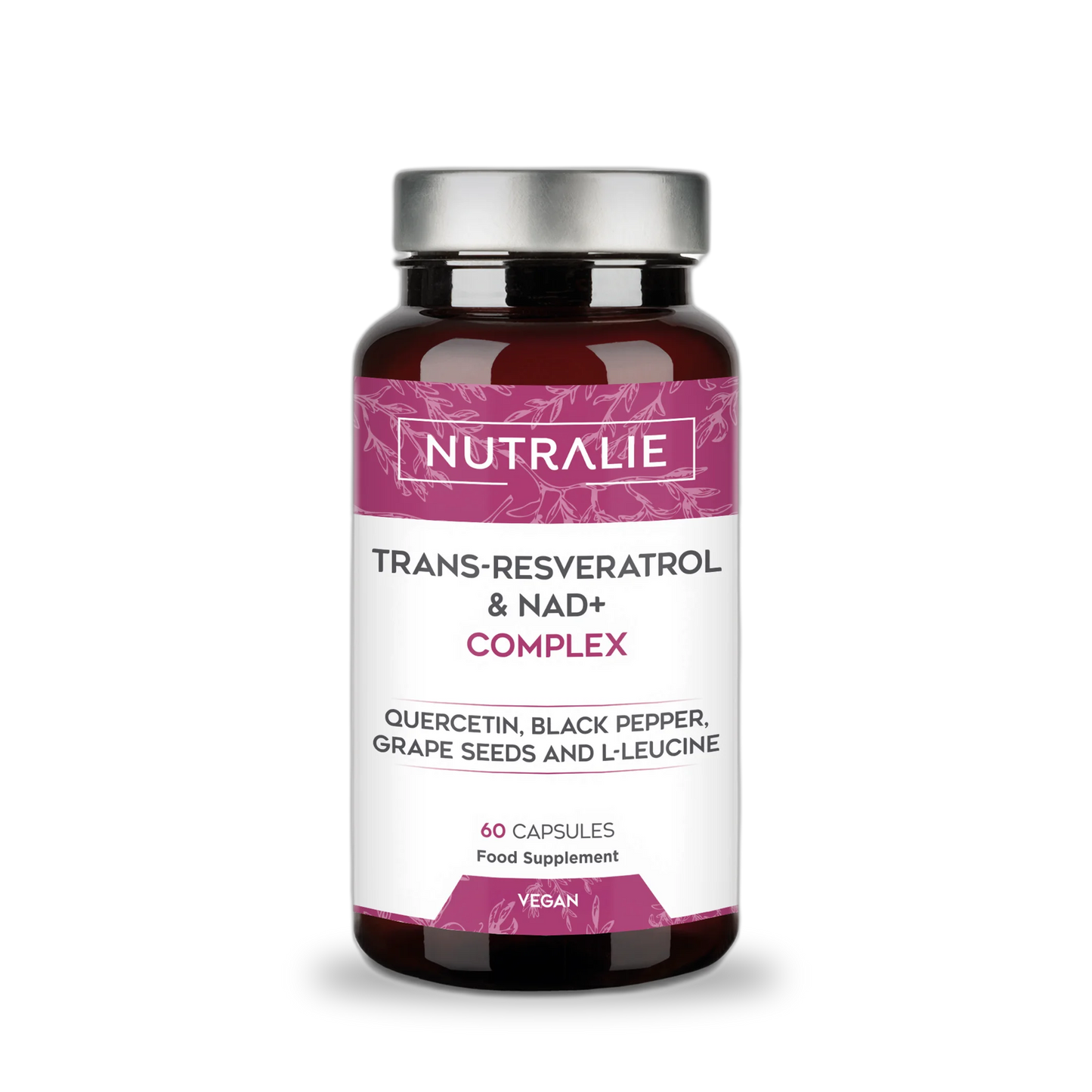 Trans-resveratrol & NAD complex - 60 cápsulas - Nutralie