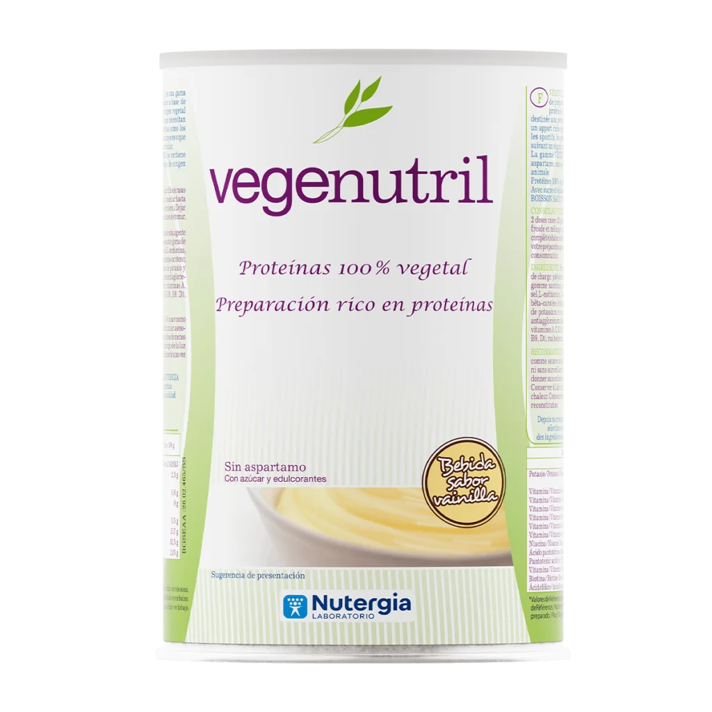 VEGENUTRIL postre de Vainilla - Bote 300 gramos - Nutergia