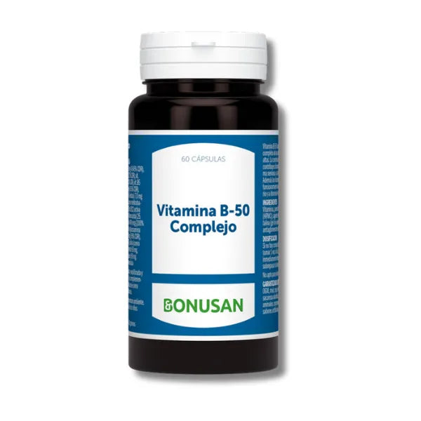 Vitamina B-50 Complejo - 60 cápsulas - Bonusan