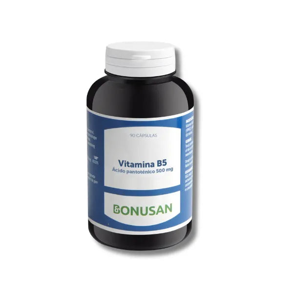 Vitamina B-5 Pantotenico - 90 cápsulas - Bonusan