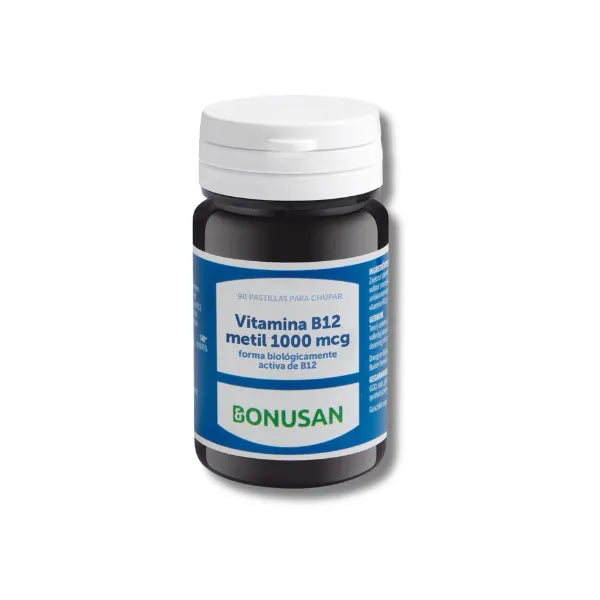 Vitamina B12 Metil 1000 mcg - 90 comprimidos - Bonusan
