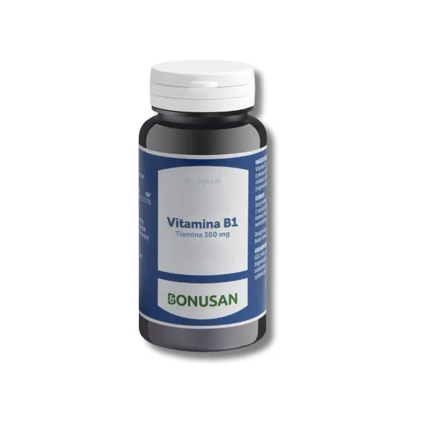 Vitamina B1 Tiamina 300 mg - 60 cápsulas - Bonusan
