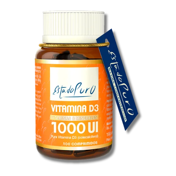 Estado Puro Vitamina D3 (1000 UI) - 100 comprimidos - Tongil