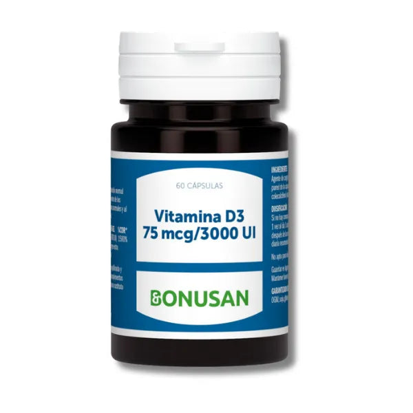 Vitamina D3 75 mcg/3000Ui - 60 Perlas - Bonusan