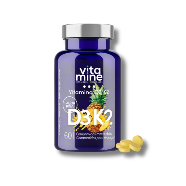 Vitamina D3+K2 - 60 comprimidos - Herbora