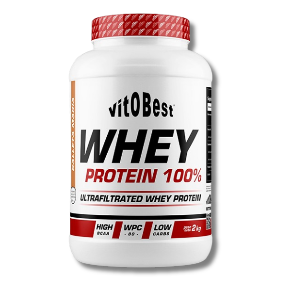 Whey Protein 100% sabor galleta maría - Vitobest