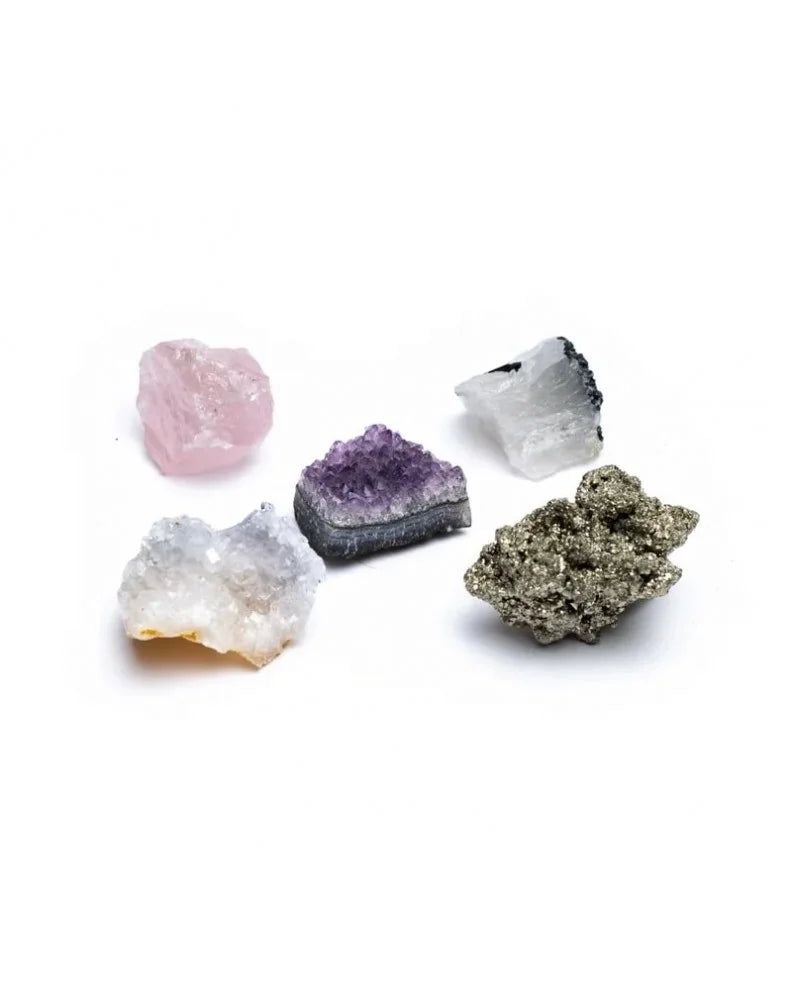 Caja regalo minerales cristal de roca