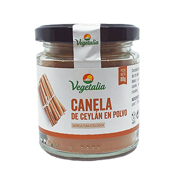 Canela Ceylan en Polvo BIO - 80 gramos - Vegetalia