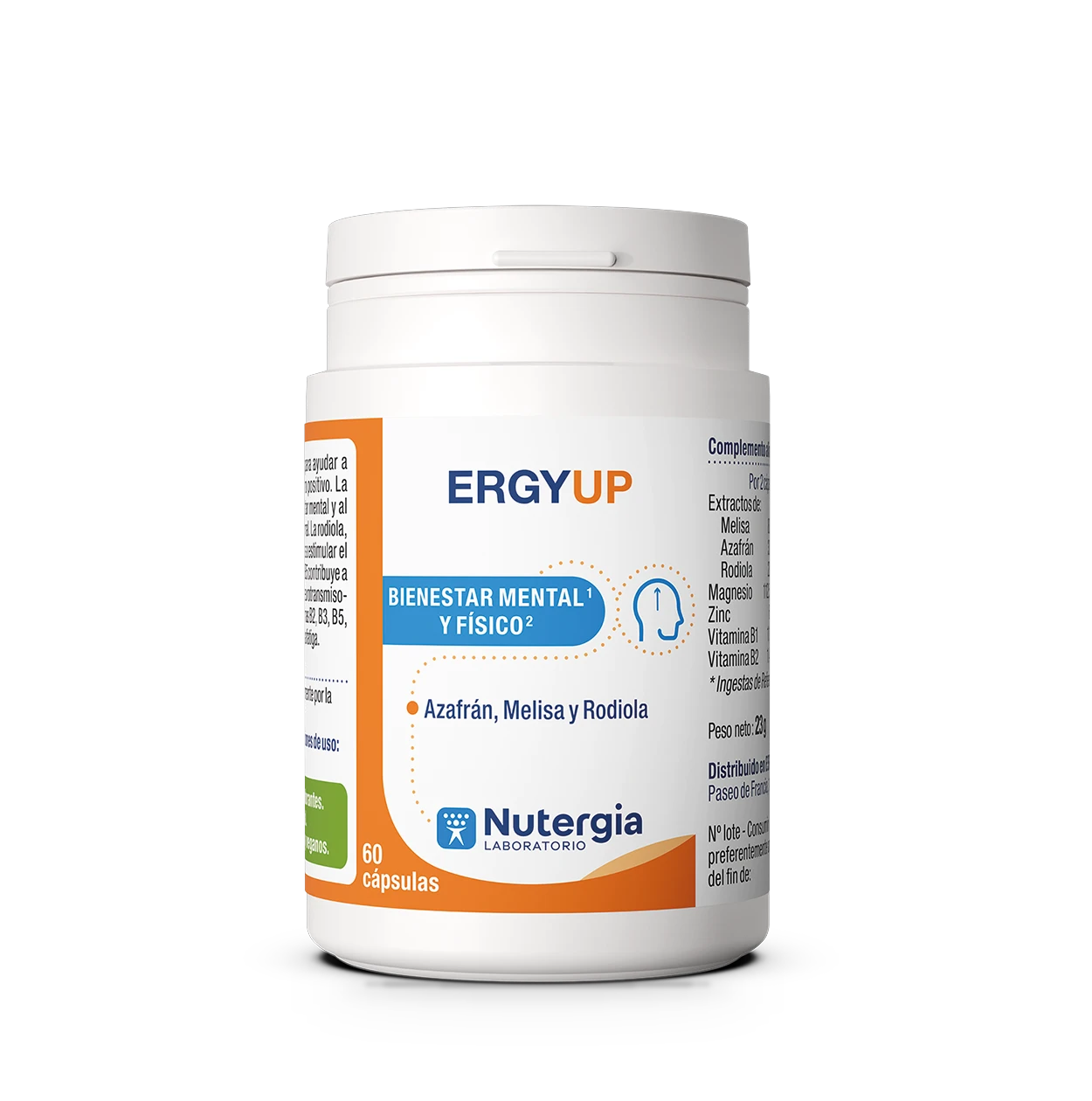 ERGYUP - 60 cápsulas - Nutergia