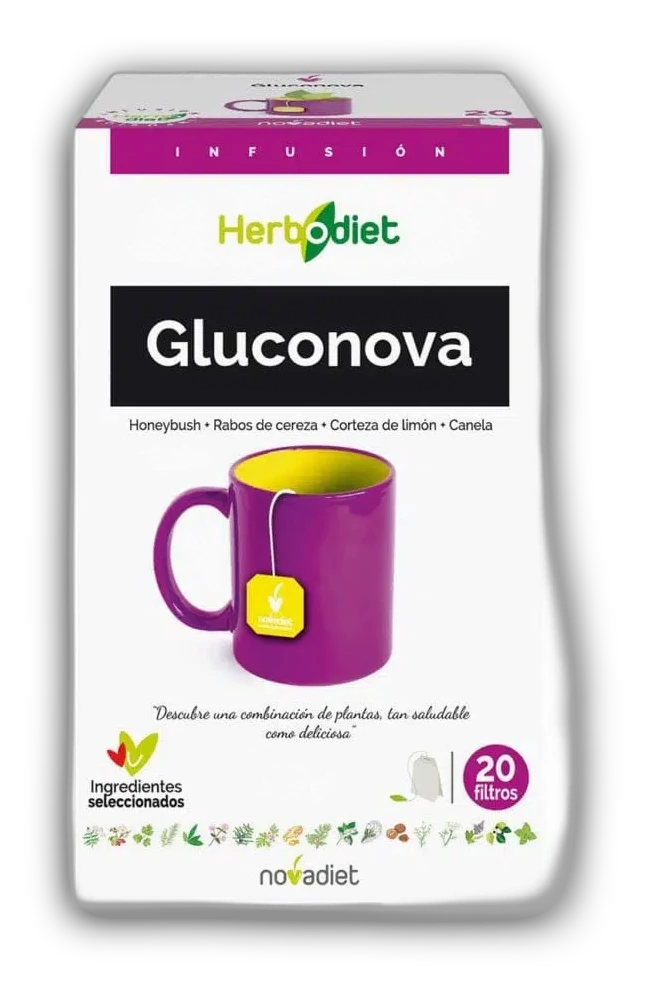 Herbodiet gluconova - 20 filtros - Novadiet