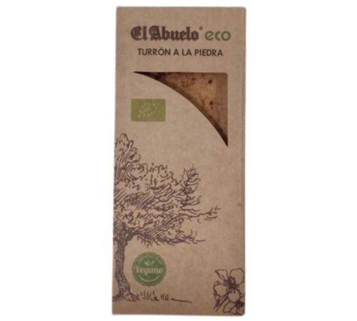Turron de Almendra a La Piedra ECO SinGluten - 200 gramos - El Abuelo