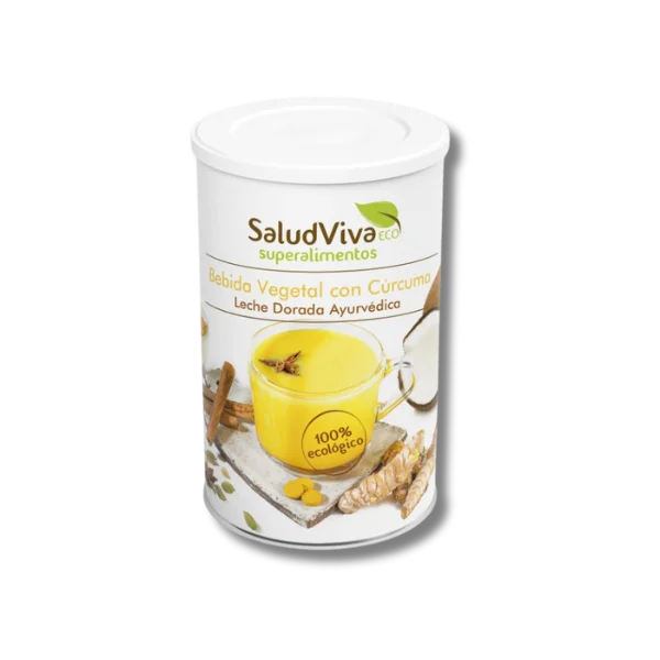 Bebida Vegetal Curcuma Leche Dorada Polvo BIO - 320 gramos - Salud Viva