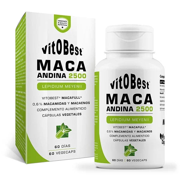 Maca Andina 2500 - 60 cápsulas - Vitobest