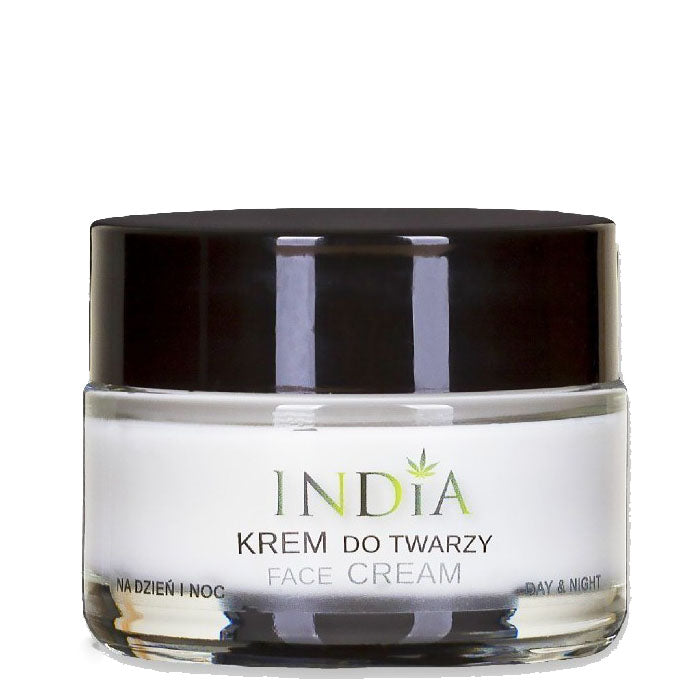 Crema Facial Día y Noche con Aceite de Cáñamo - 50 ml - India Cosmetics