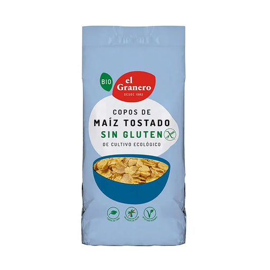 Copos de maiz tostado sin gluten BIO - 200 gramos - El Granero Integral