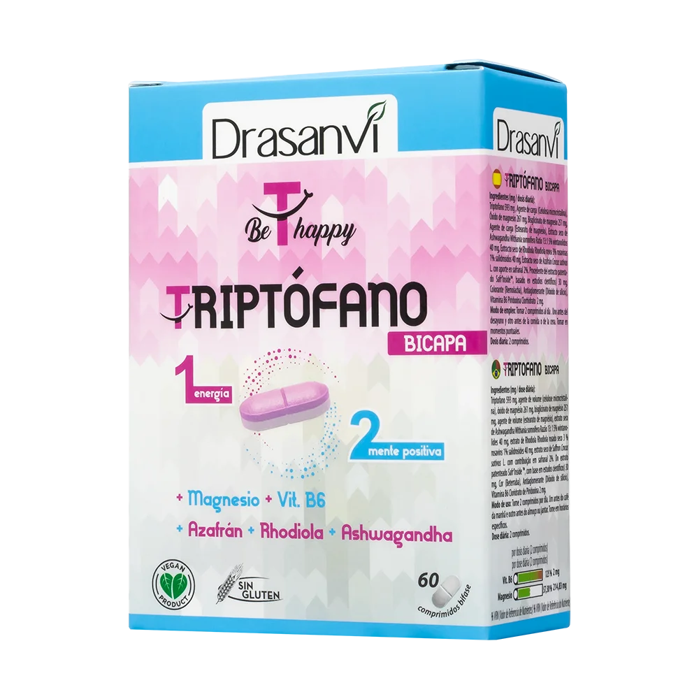 Triptófano bicapa - 60 comprimidos - DRASANVI