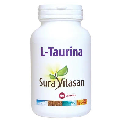 L - Taurina (500 mg) - 90 cápsulas - Suravitasan