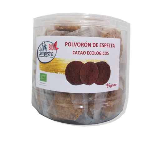 Polvorones de Espelta Cacao BIO Vegano - 1 kg - La Campesina