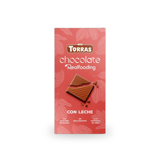 Chocolate con leche dátiles Realfooding - 100 gramos - Torras