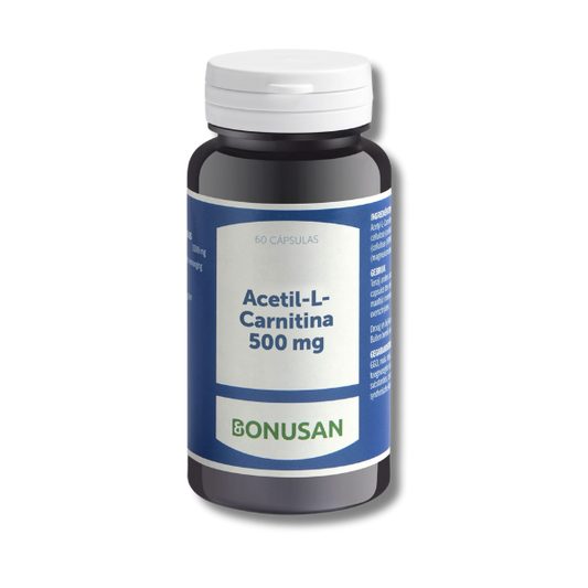 Acetyl L-Carnitina 500 mg - 60 cápsulas - Bonusan