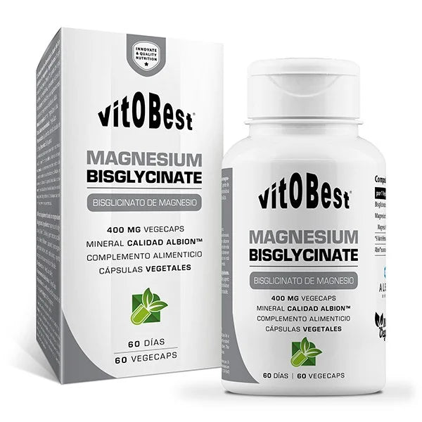 Magnesio Bisglicinato - 60 cápsulas - Vitobest