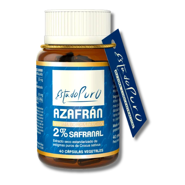 Estado Puro azafrán (2% Safranal) - 40 cápsulas - Tongil
