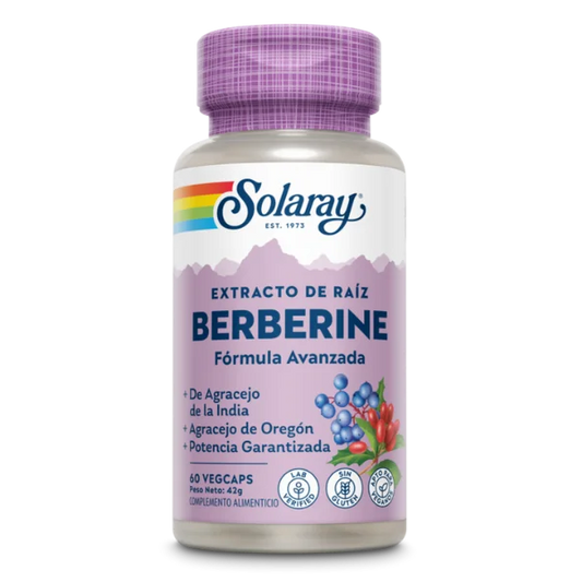 Berberina fórmula avanzada - 60 cápsulas - Solaray