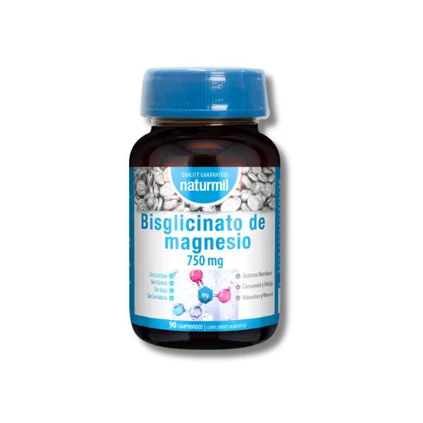 Bisglicinato de Magnesio 750 mg - 90 comprimidos - Natuirmil