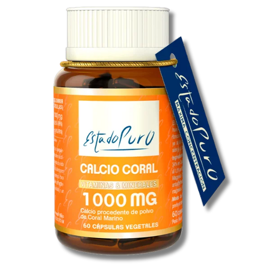 Estado Puro Calcio Coral (1000 mg) - 60 cápsulas vegetales - Tongil