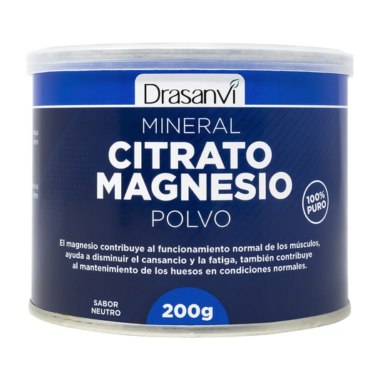 Citrato de magnesio 100% puro - 200 gramos -Drasanvi