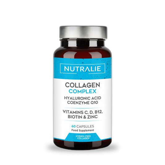Colágeno complex con ácido hialurónico y coenzima Q10 - 60 cápsulas - Nutralie