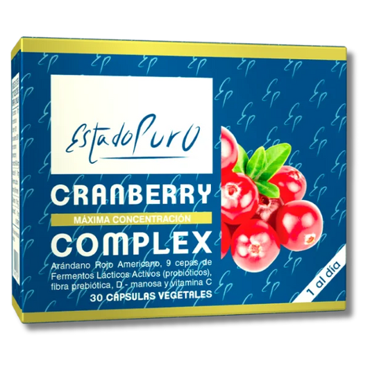Estado Puro Cranberry Complex - 30 cápsulas - Tongil