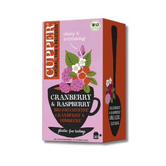Infusión arándano y frambuesa (BIO) - 20 bolsas- Cupper