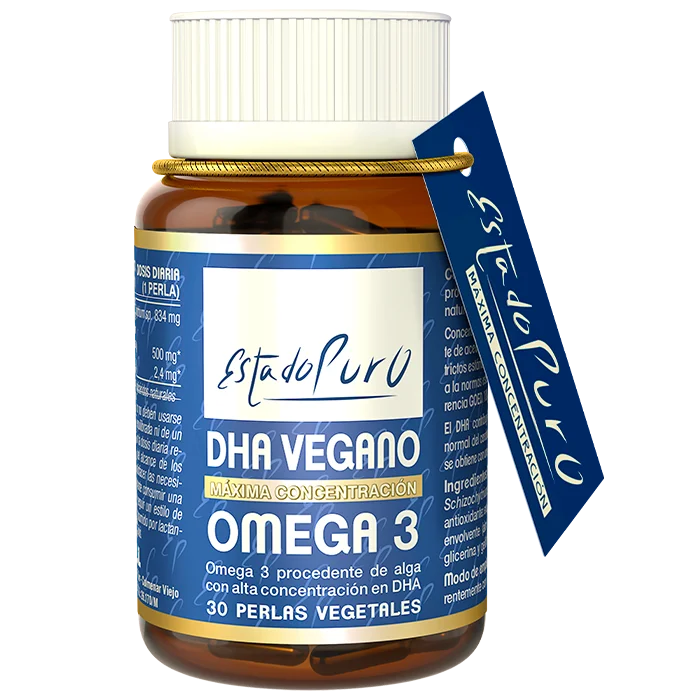 DHA Vegano, Omega 3 - 30 perlas vegetales - Tongil