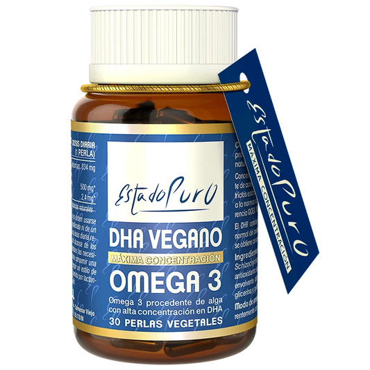 DHA Vegano, Omega 3 - 30 perlas vegetales - Tongil