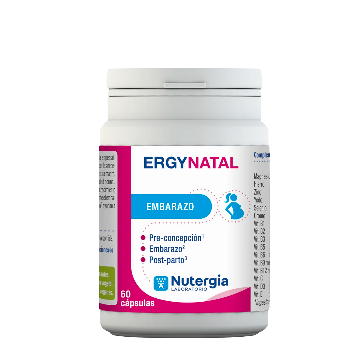 ERGYNATAL - 60 cápsulas - Nutergia