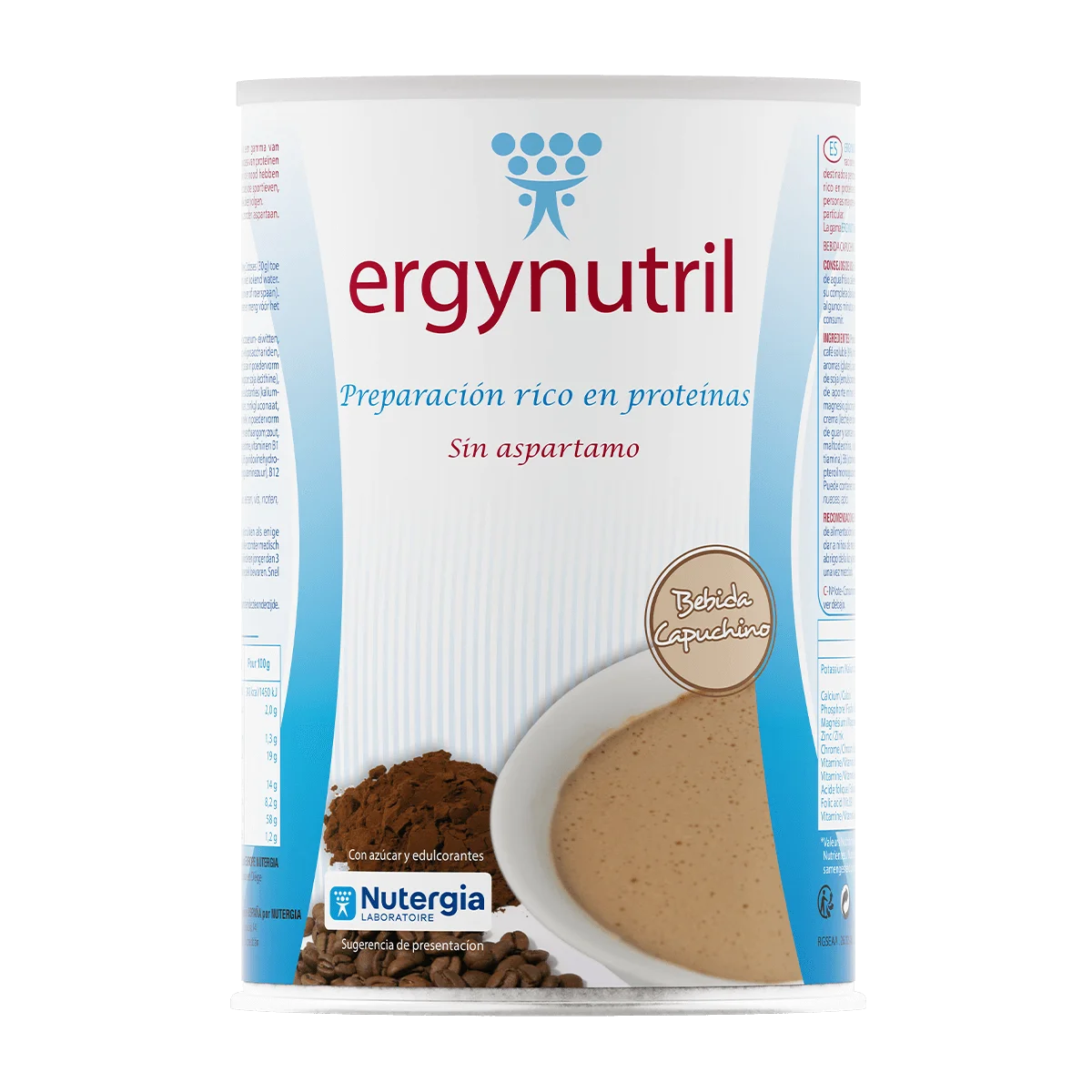 ERGYNUTRIL Capuccino - 300 gramos - Nutergia