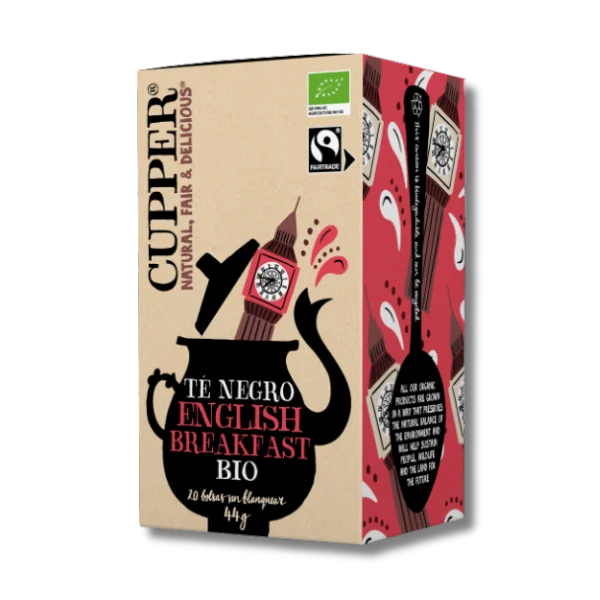 Té negro english breakfast (BIO) - 20 bolsas - Cupper