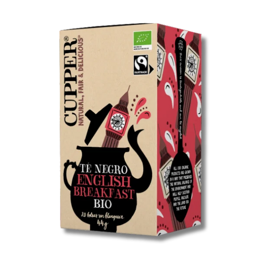 Té negro english breakfast (BIO) - 20 bolsas - Cupper