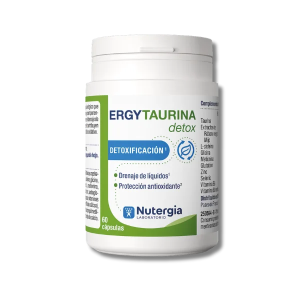 ERGYTAURINA Detox - 60 cápsulas - Nutergia