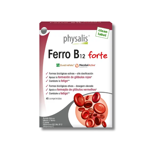 Ferro B12 Forte - 45 comprimidos - Physalis