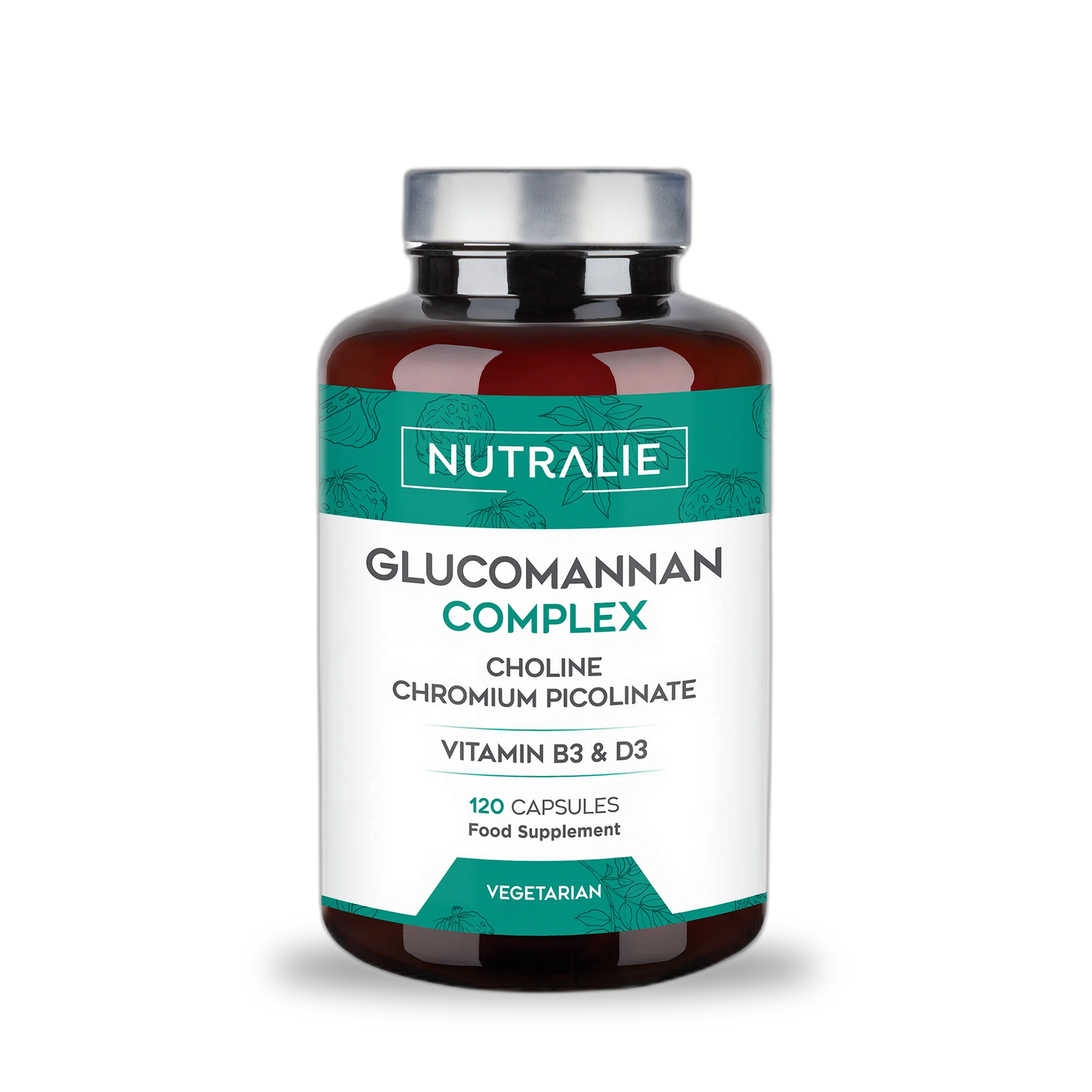Glucomanano complex - 120 cápsulas - Nutralie