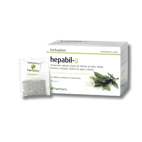 Hepabil-8 - 20 filtros - Herbora