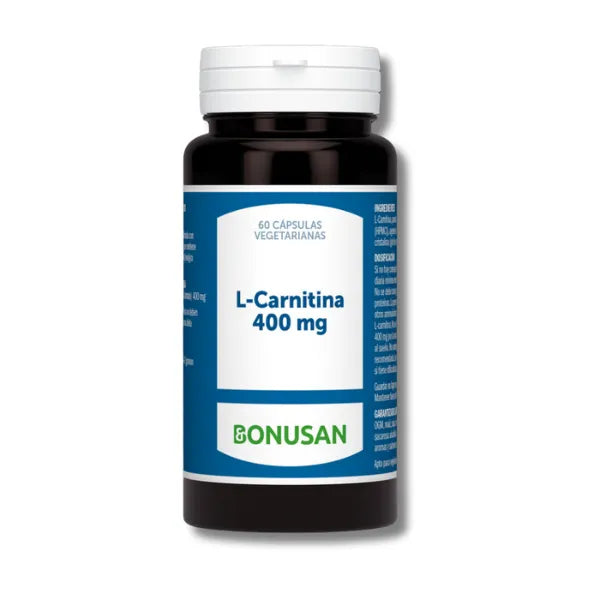 L-Carnitina 400 mg - 60 cápsulas - Bonusan